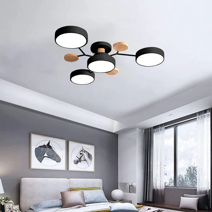 Stylish LED Ceiling Light Fixtures Bright White