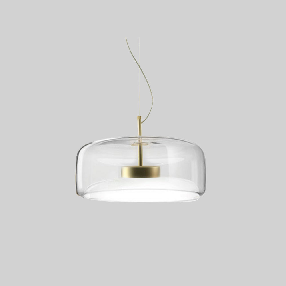 Classic Hanging Warm Glass Pendant Light