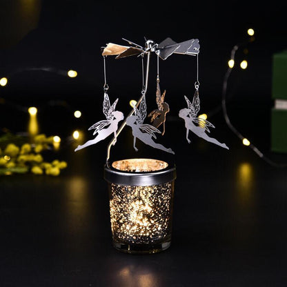 Rotating Metal Candle Displays