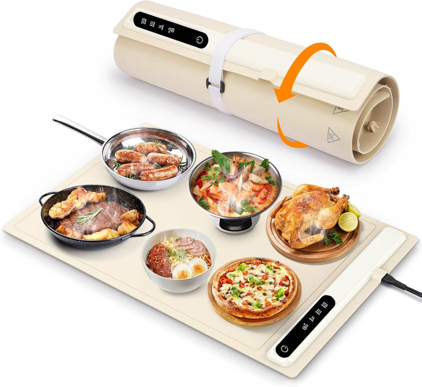 Heated Food Serving Tray
