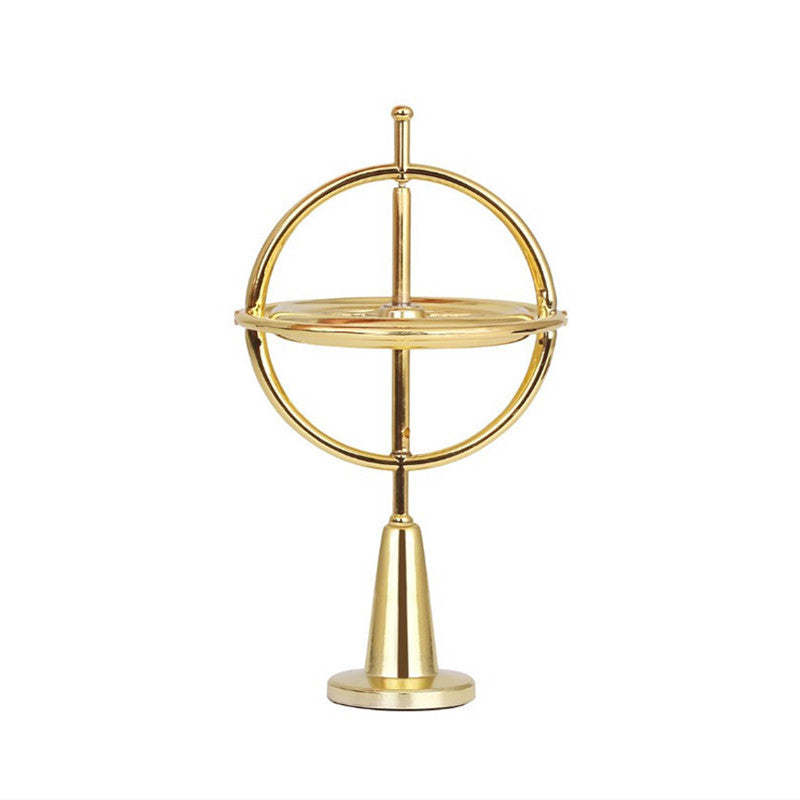 Relaxing Desk Top Spinning Metal Gyro Toy - Halri