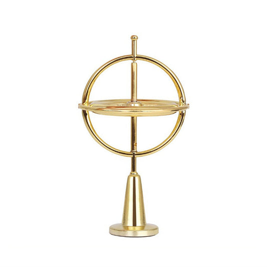 Relaxing Desk Top Spinning Metal Gyro Toy - Halri