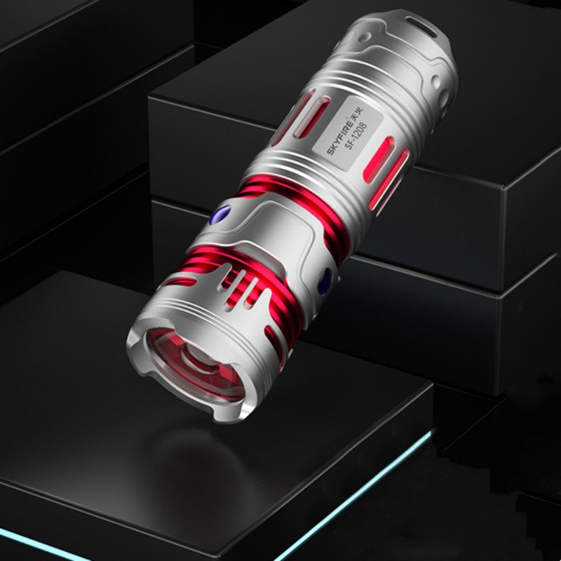Bright LED Pocket Flashlight with Rechargeable Battery - Halri