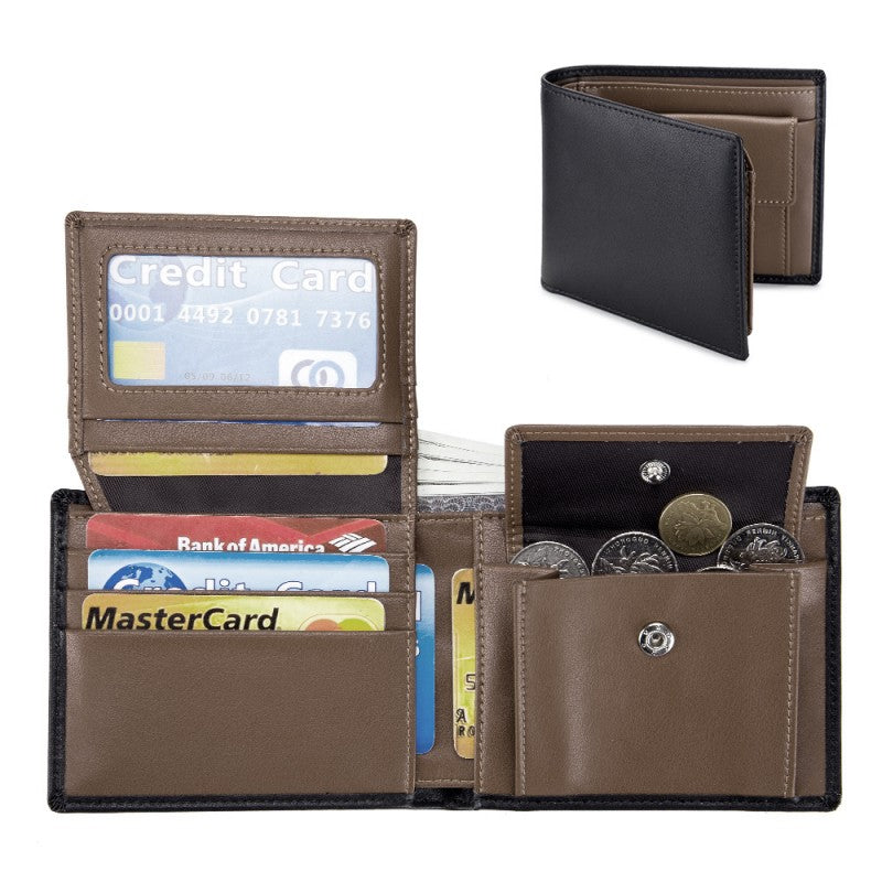 Slim Men's Leather Card Wallet