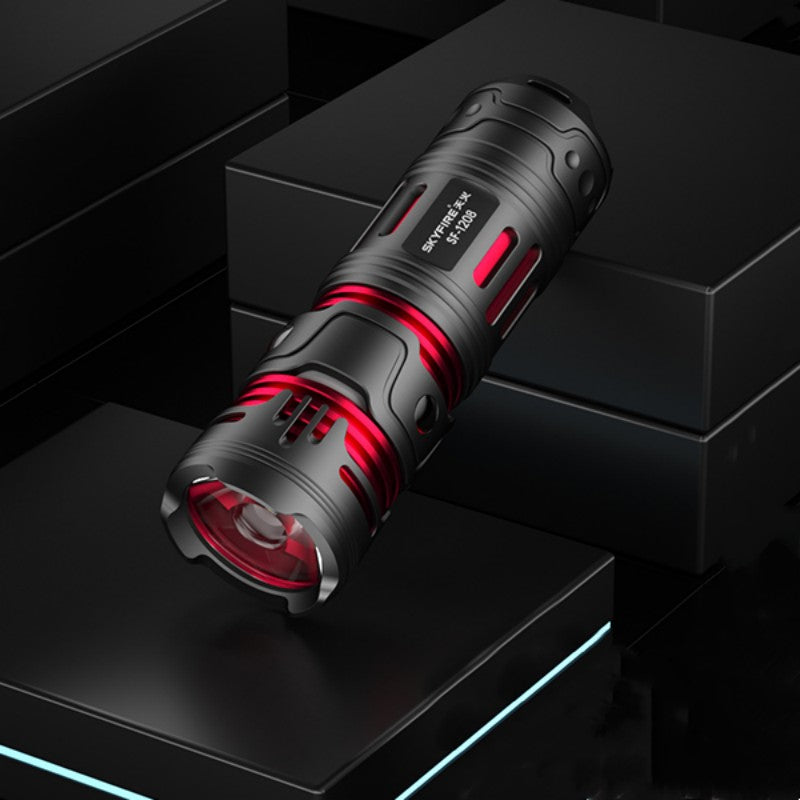 Bright LED Pocket Flashlight with Rechargeable Battery