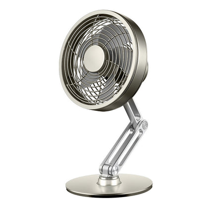 Compact Portable 360 Degree Metal Mini Desk Fan