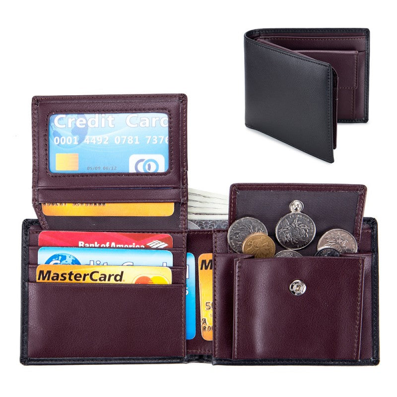 Slim Men's Leather Card Wallet