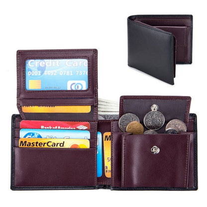 Slim Men's Leather Card Wallet