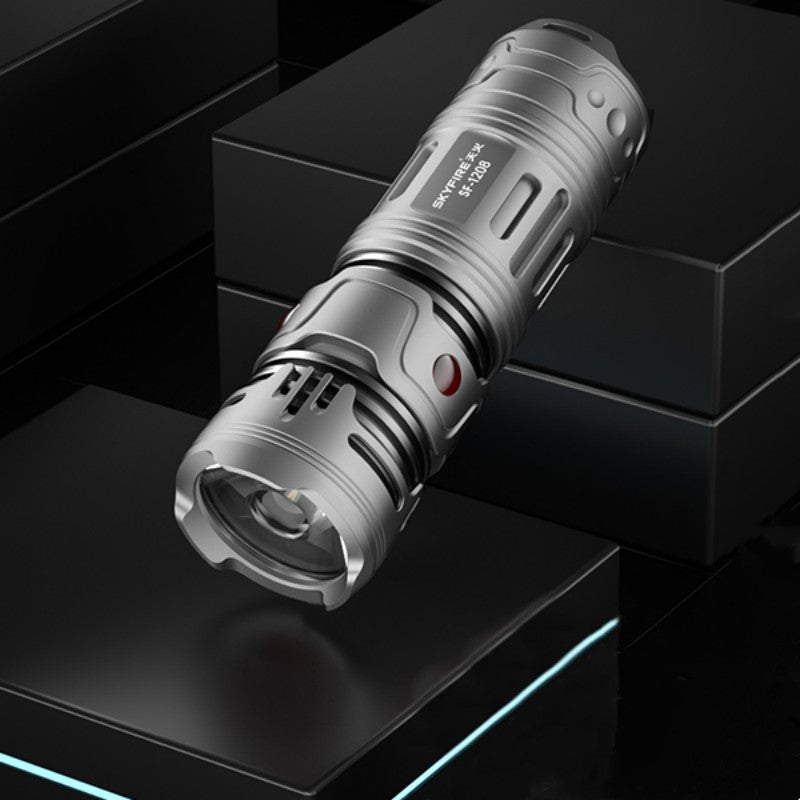 Bright LED Pocket Flashlight with Rechargeable Battery