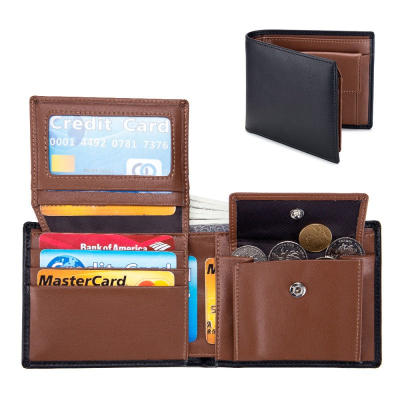 Slim Men's Leather Card Wallet
