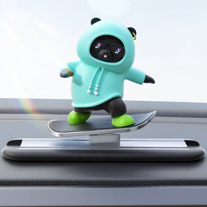 Fun Car Bear Figure Decoration