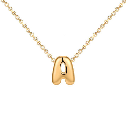 Delicate Script Monogram Initial Necklace - Halri