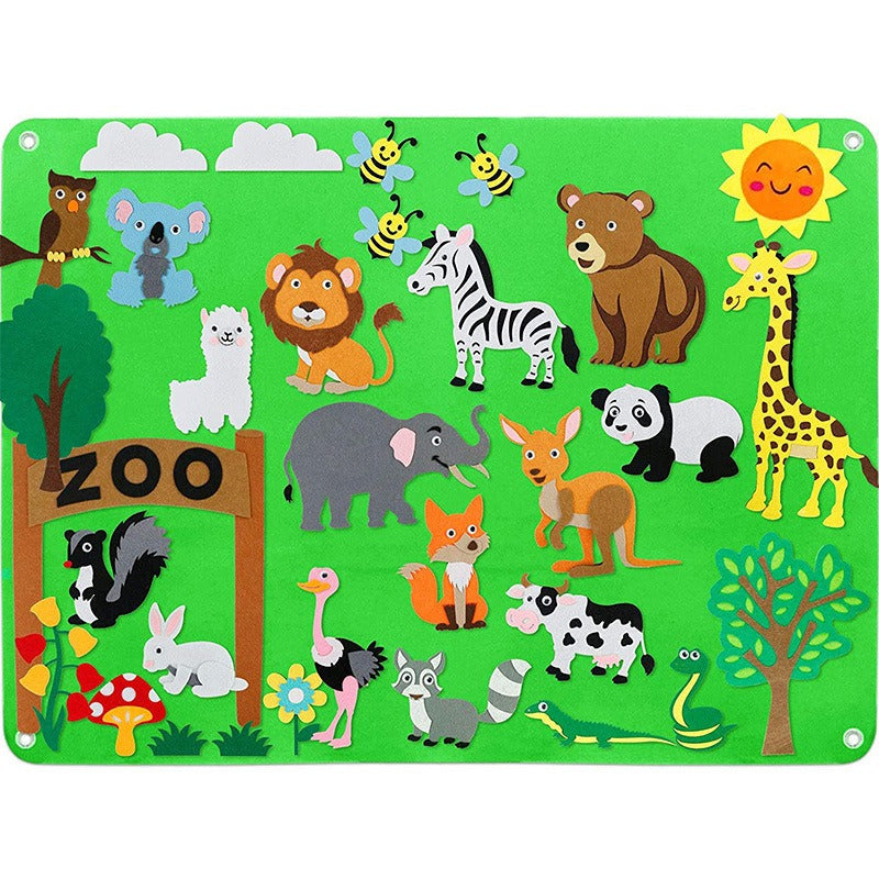Colorful Felt Art Decoration - Halri
