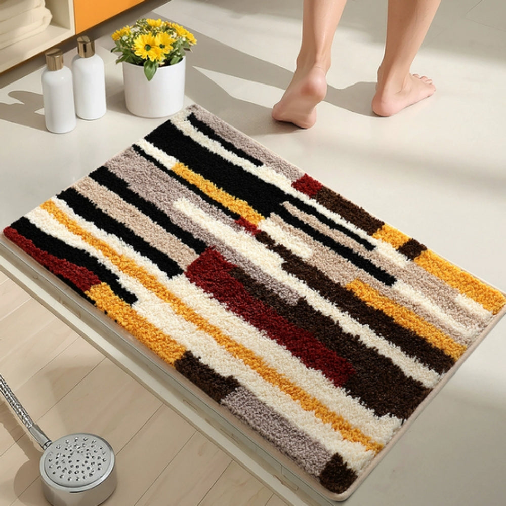 Comfortable Bathroom Mat – Grip Bottom, Plush & Fast Dry Rug - Halri
