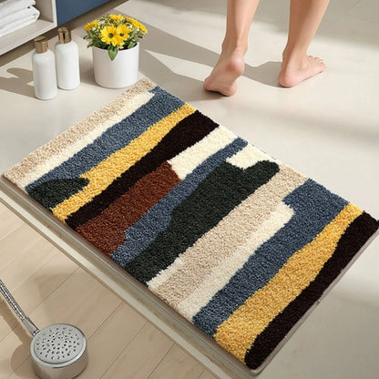 Comfortable Bathroom Mat – Grip Bottom, Plush & Fast Dry Rug