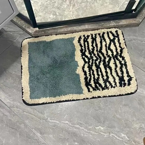 Soft Handmade Bathroom Mat with Unique Pattern