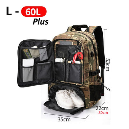 Spacious Explorer Extra Large Hiking Backpack