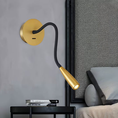 Adjustable LED Wall Light Sconce with Rotary Head – Indoor Wall Lamp in Gold and Brushed Bronze Finish 5