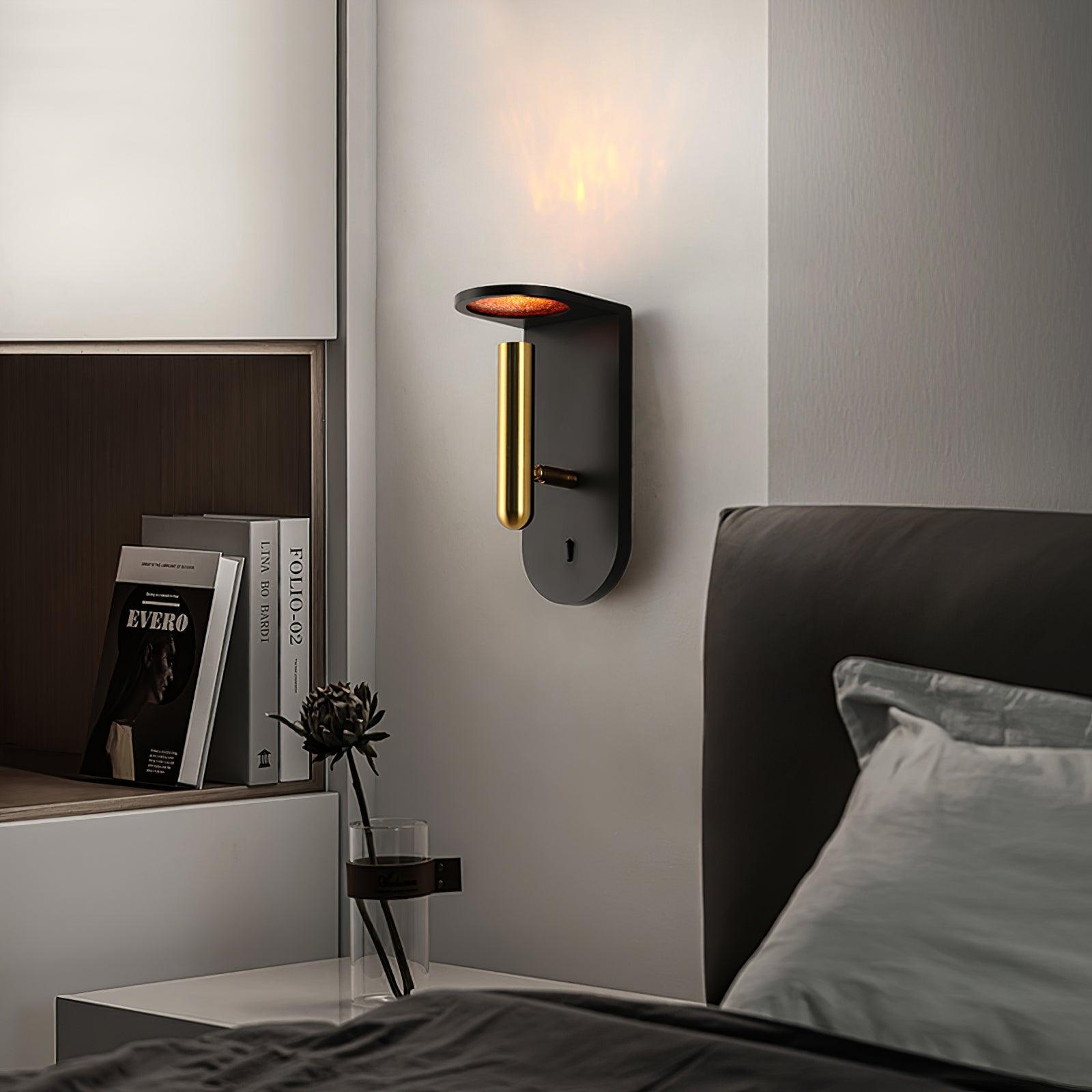 Adjustable LED Wall Sconce Lamp – Modern Wall Lights for Bedroom in White and Black, Compact Design with Multiple Light Temperatures 4