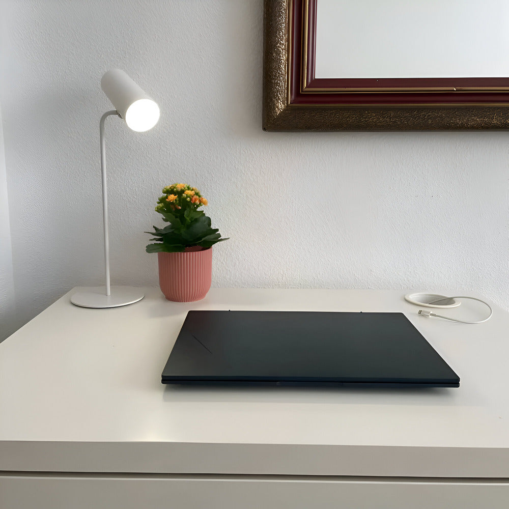 Adjustable Minimalist LED Table Lamp with Dimmable Light – Compact Design for Bedroom or Living Room 1