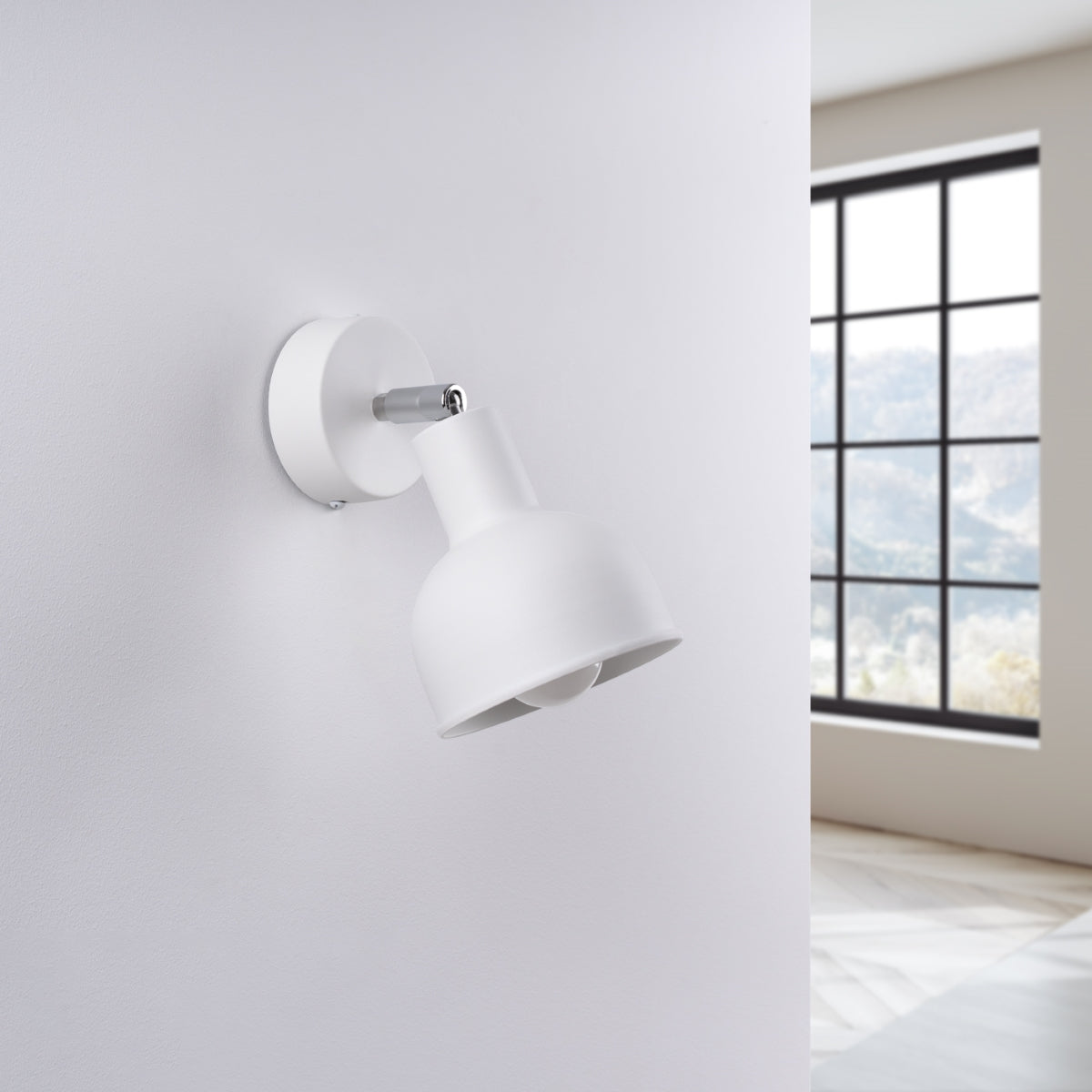 Simple White Adjustable Wall Lamp - Halri