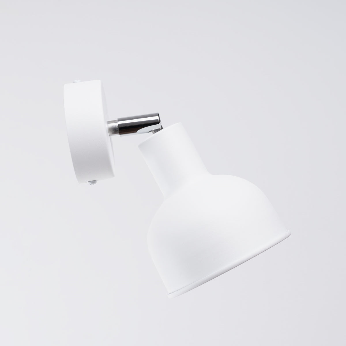 Adjustable White Bell Wall Light – Modern Minimalist Wall Lamp with Adjustable Shade for Living Rooms, Bedrooms, and Offices 4