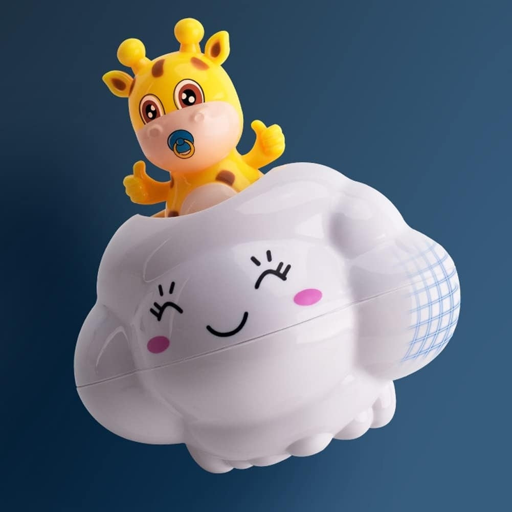 Adorable Cloud Bath Toy with Gentle Waterfall Fun