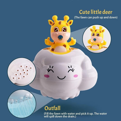 Adorable Cloud Bath Toy with Gentle Waterfall Fun
