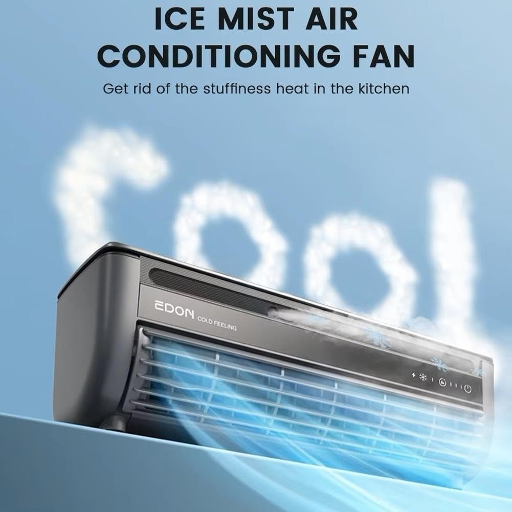 Advanced Air Conditioner With Humidifying Airflow, Wireless Operation, 3 Wind Speed Levels, Easy Installation
