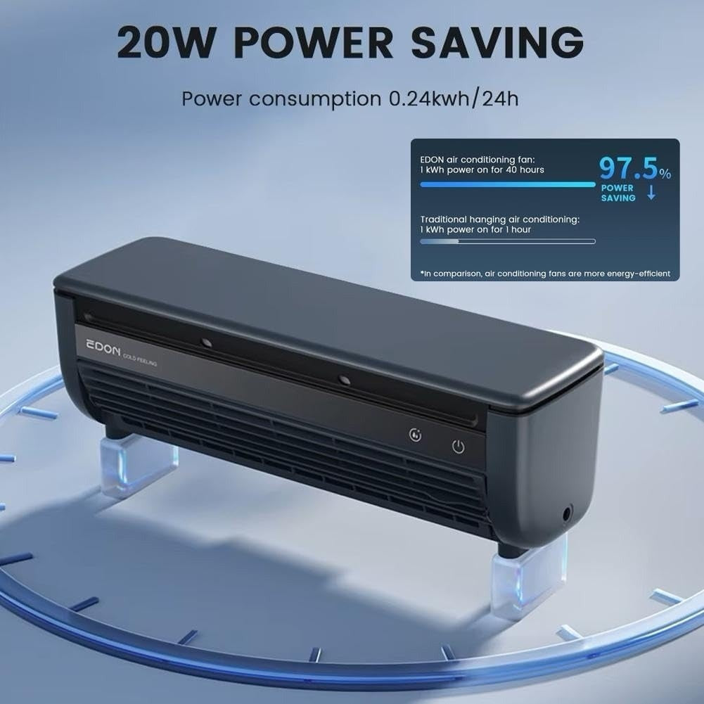 Advanced Air Conditioner With Humidifying Airflow, Wireless Operation, 3 Wind Speed Levels, Easy Installation