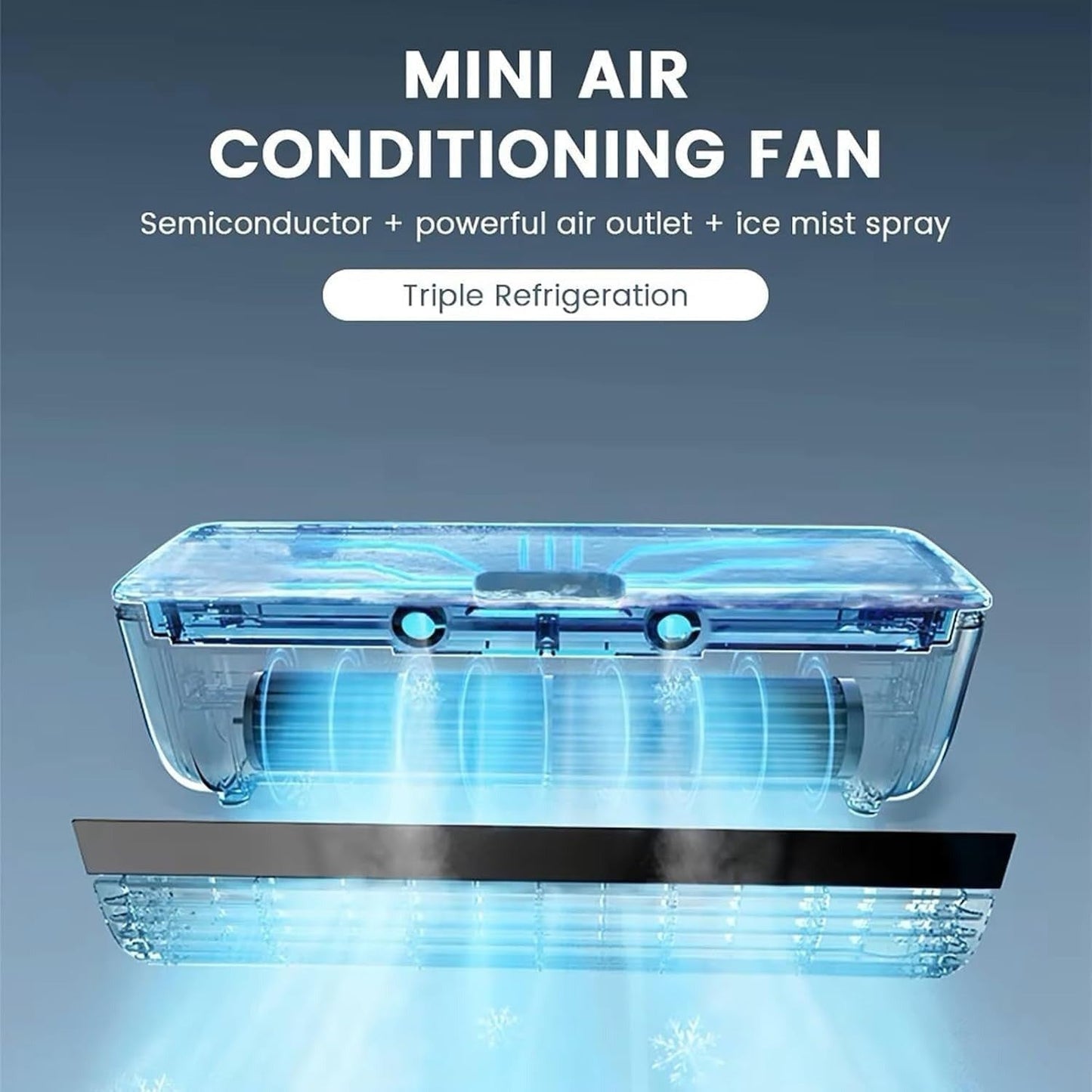 Advanced Air Conditioner With Humidifying Airflow, Wireless Operation, 3 Wind Speed Levels, Easy Installation