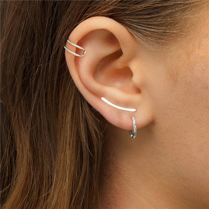Elegant Silver Drop Earrings