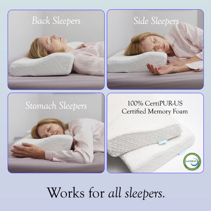 Comfortable Memory Foam Pillow for Side Sleepers