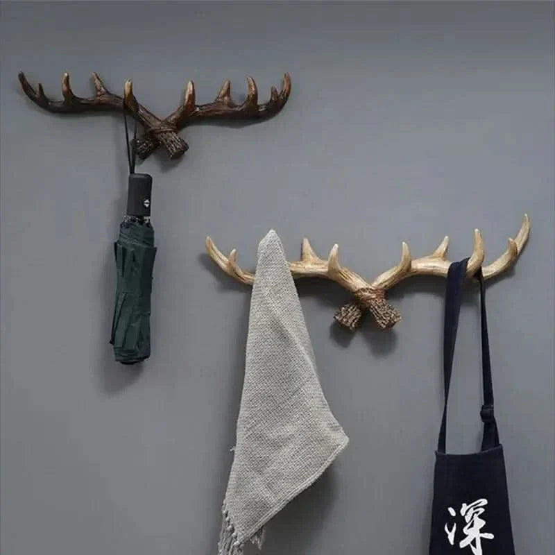 Rustic Woodland Antler Wall Coat Hook - Halri