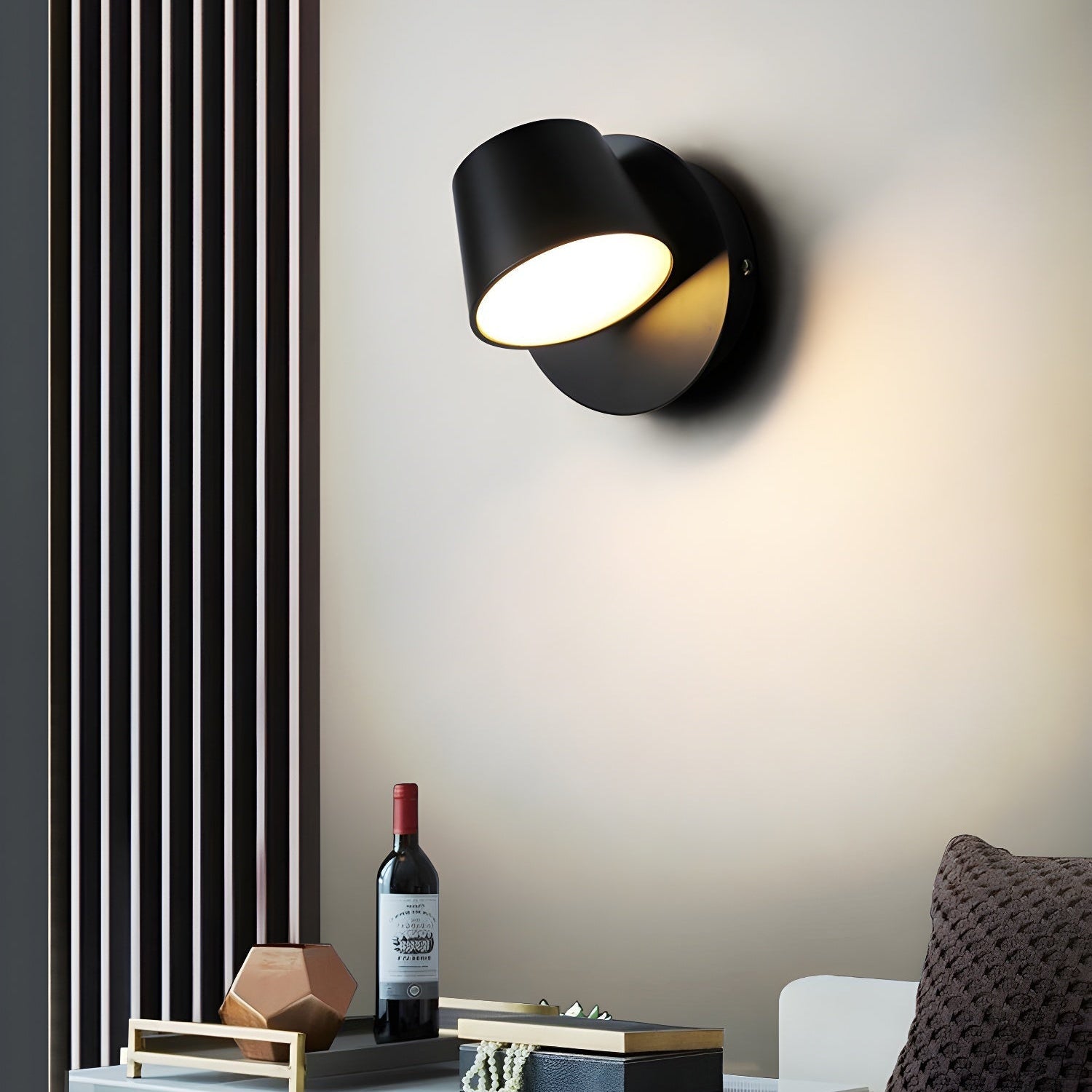 Angle Adjustable LED Wall Lamp with 360° Rotation – Modern Wall Sconce Lighting for Reading, Metal and Acrylic Design 7