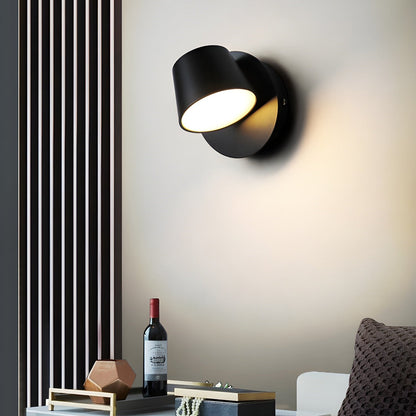 Angle Adjustable LED Wall Lamp with 360° Rotation – Modern Wall Sconce Lighting for Reading, Metal and Acrylic Design 7