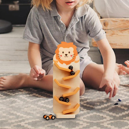 Fun Wooden Racing Track Toy for Kids - Halri