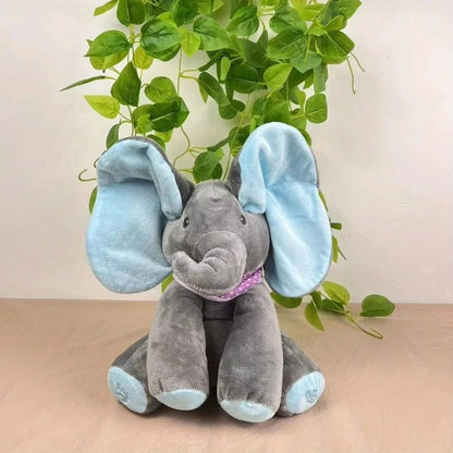 Fun Musical Elephant Stuffed Animal with Flapping Ears