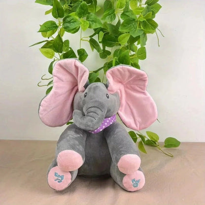 Fun Musical Elephant Stuffed Animal with Flapping Ears