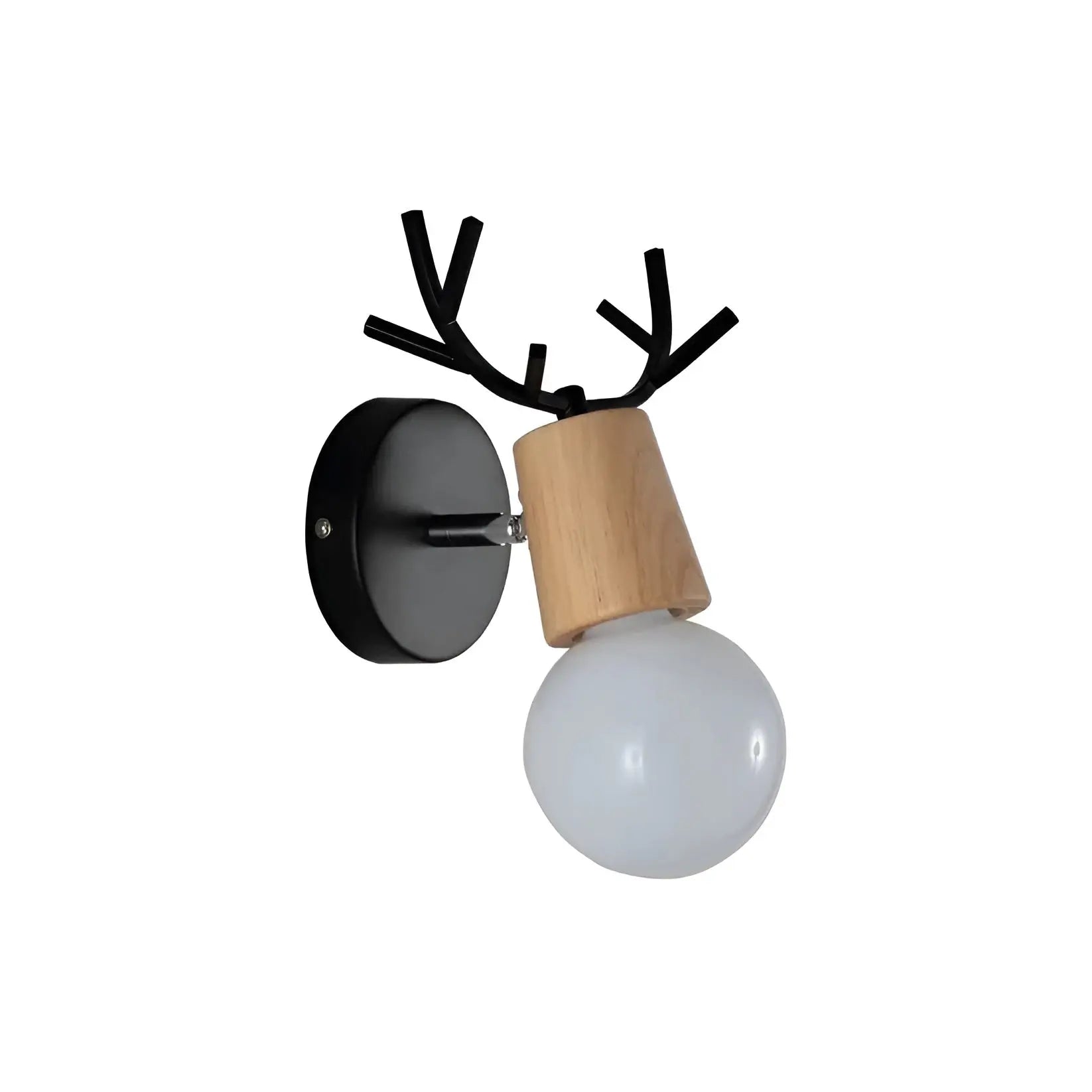 Modern Rustic Antler LED Wall Light - Halri