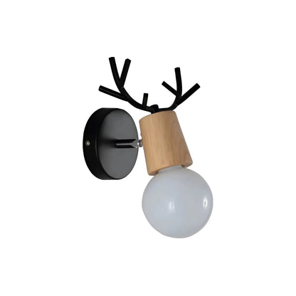 Modern Rustic Antler LED Wall Light - Halri