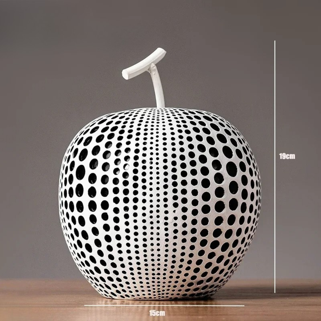 Cute Polka Dot Apple Figurine