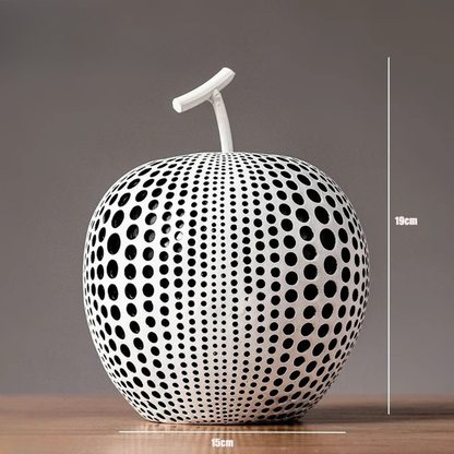Cute Polka Dot Apple Figurine