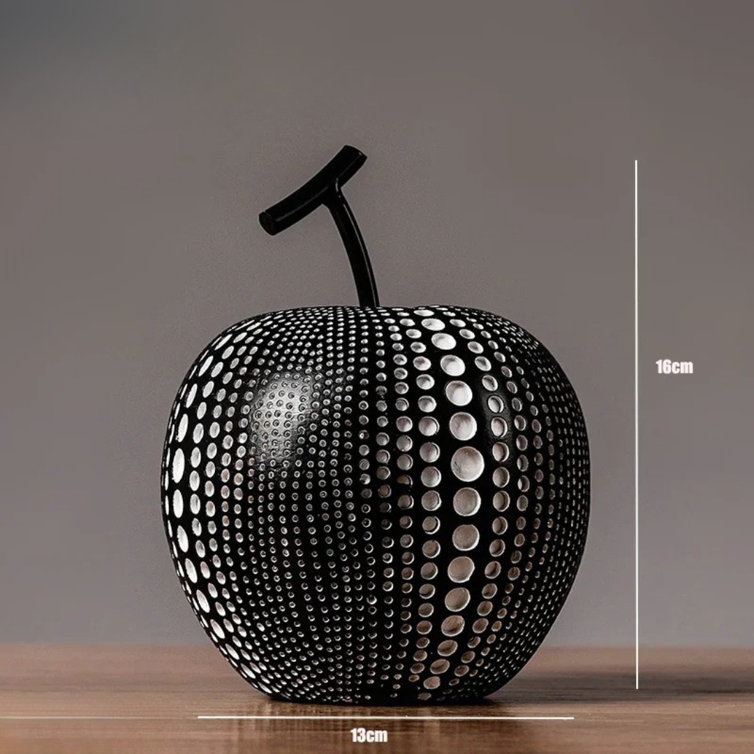 Cute Polka Dot Apple Figurine