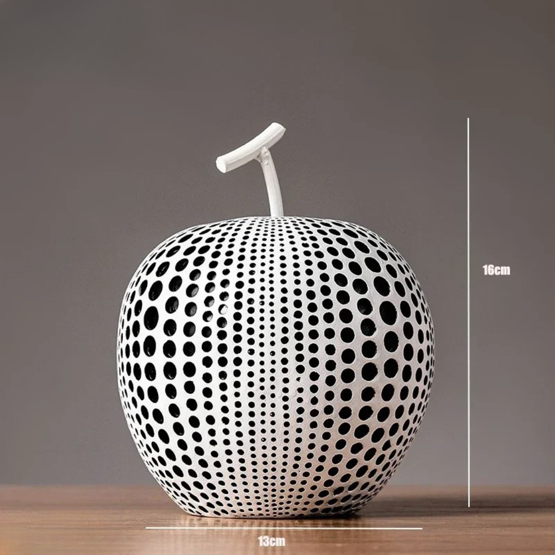 Cute Polka Dot Apple Figurine - Halri