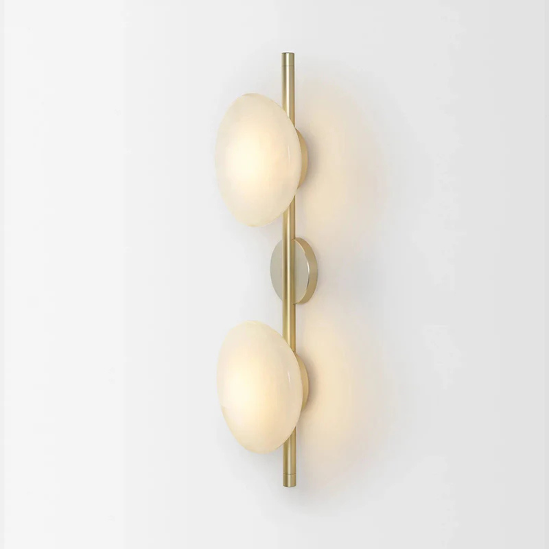 Sleek Glass Panel Wall Light
