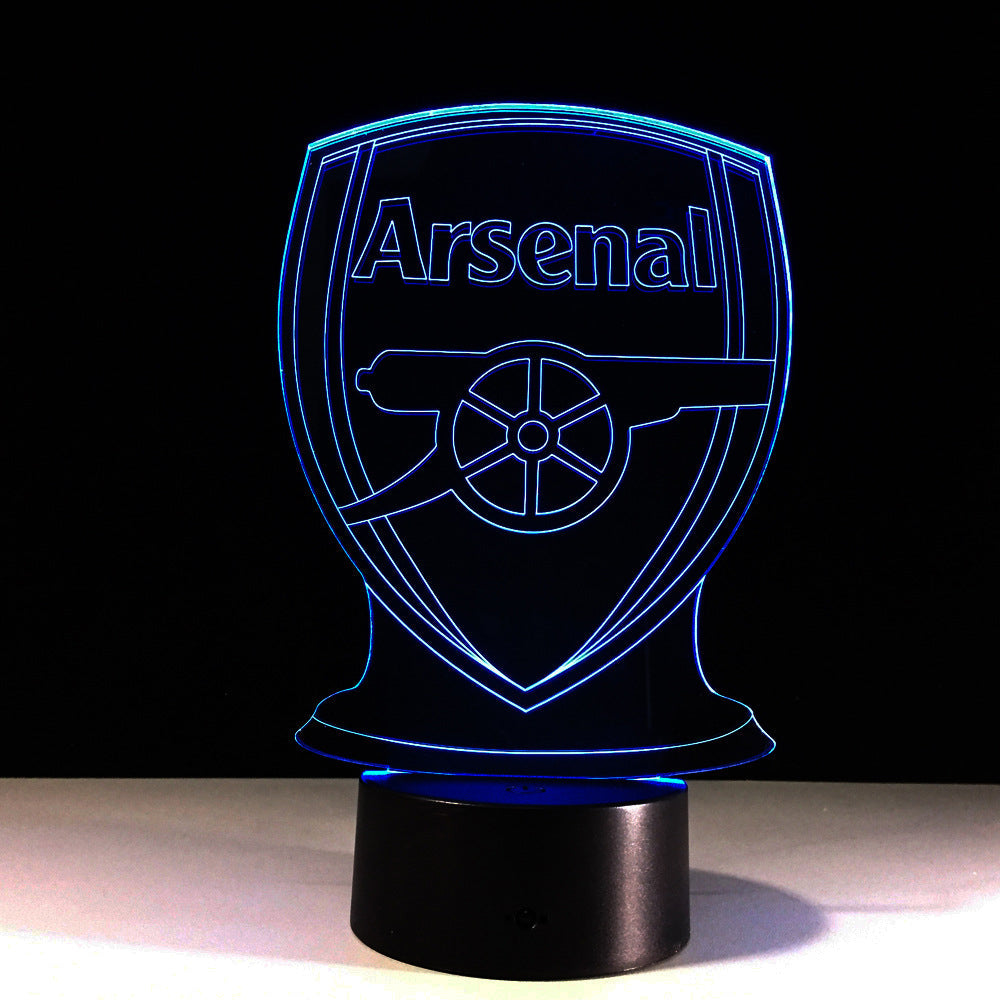 Cool Arsenal 3D Effect Table Lamp - Halri