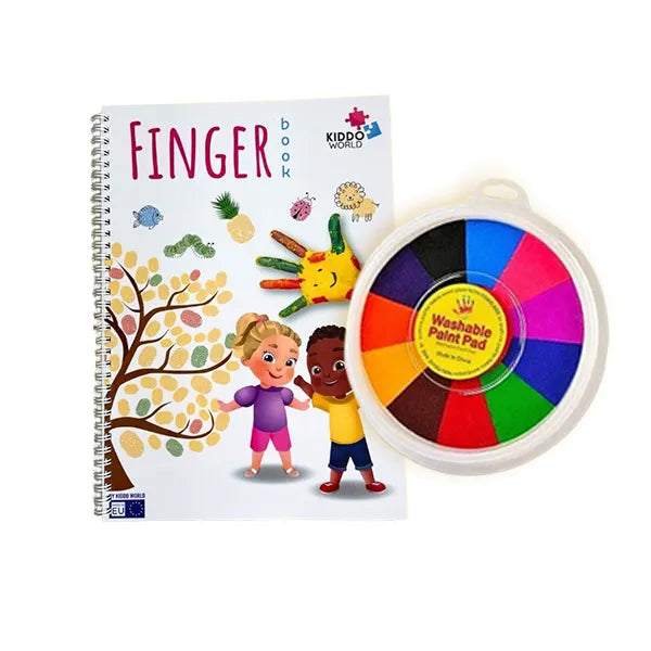 Fun Kids Painting Book with 12 Vibrant Colors