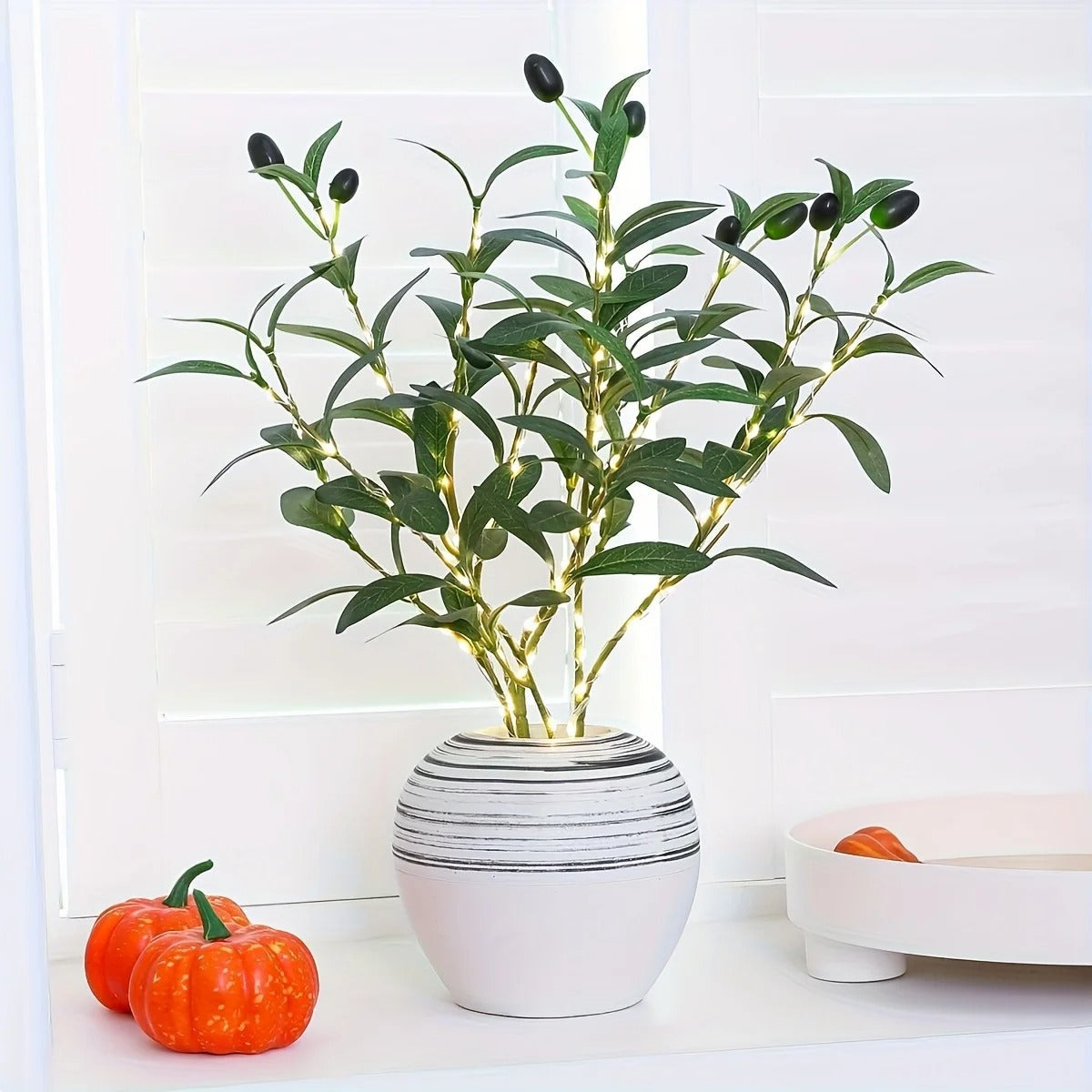Realistic Greenery LED Table Lamp Fake Plant - Halri