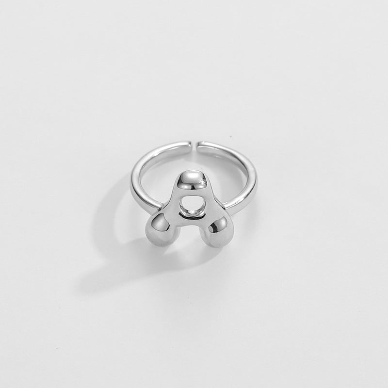 Personalized Fun Alphabet Initial Ring